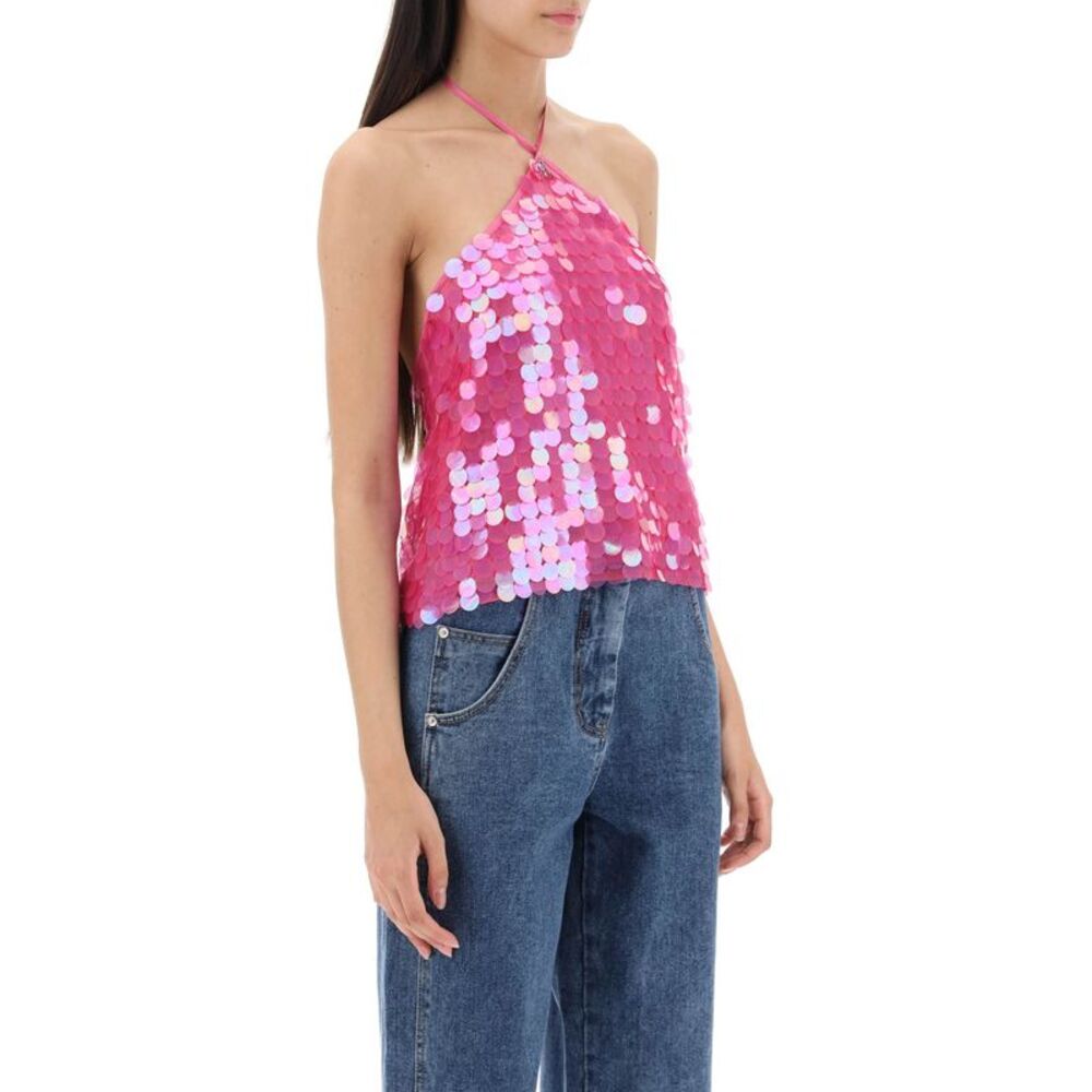 SAKS POTTS 'Anouk' Top With Sequins - Picture 2 of 4